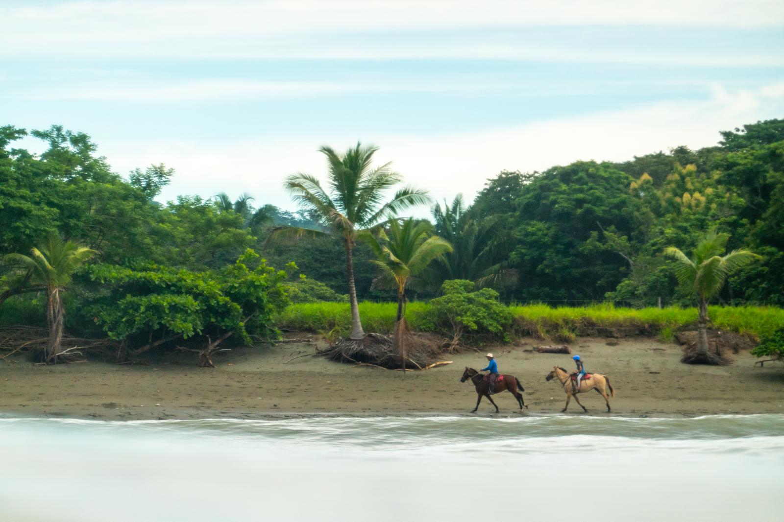 Surfing at Cabo Matapalo