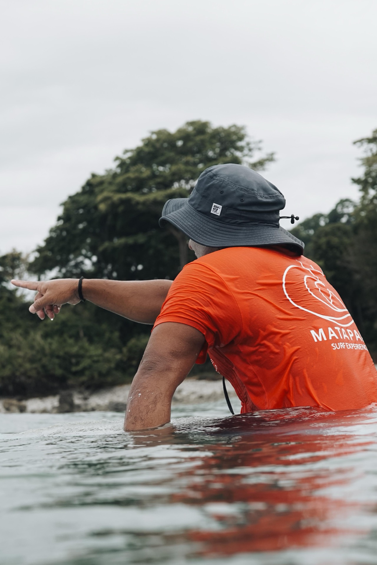 Surfing at Cabo Matapalo